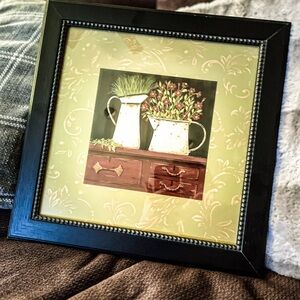 14” x 14” Framed Print of Joe Moulton’s “The Red Cupboard”